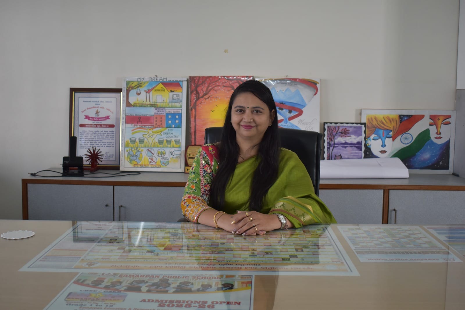 Samarpan Public School principal Gujarati Medium